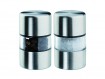 David Mason Design Salz- und Pfeffermühlen-Set, Mini Gem, Acryl, Ober-/Unterteile Edelstahl, ungefüllt,