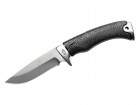 Gerber Gator Premium Fixed Blade, Stahl S30V, Drop-Point, Gator-Grip-Griff, polierte Edelstahlbacken, Lederscheide